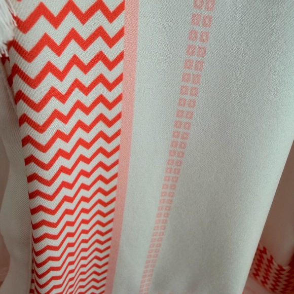 Mazik Orange & White Patterned Dress - Picture 8 of 10